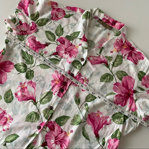 Two Palms button down tropical floral shirt, size 2XL - Picture 7 of 10